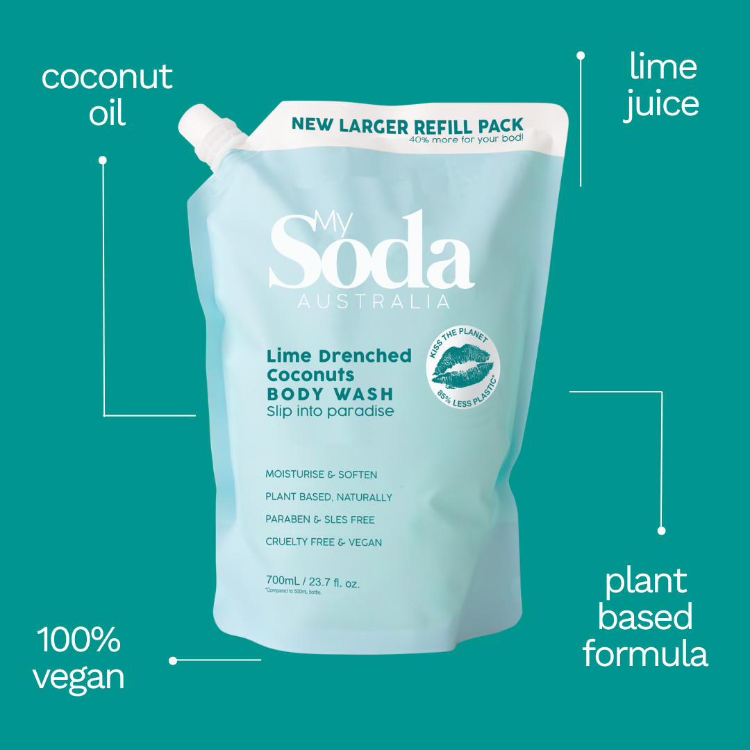 Lime Drenched Coconuts Body Wash Refill 700ml