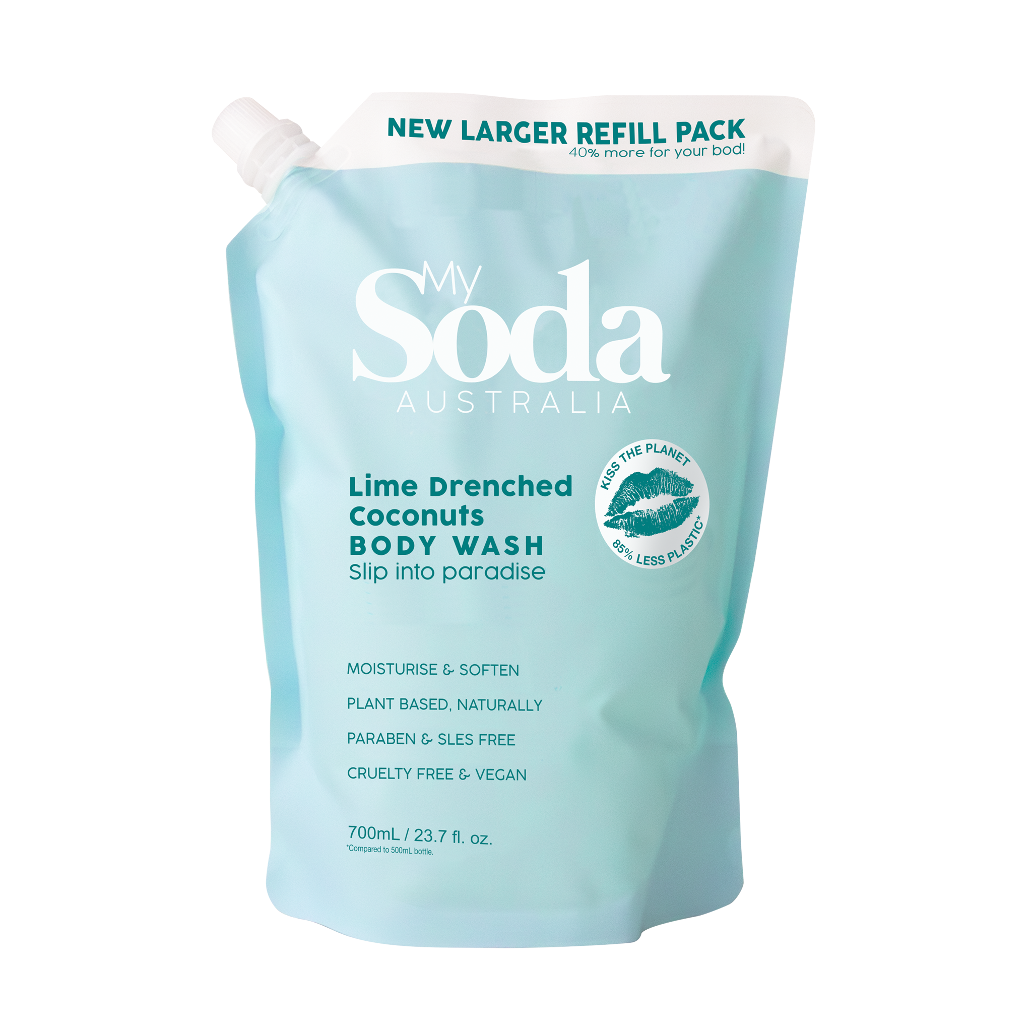 Lime Drenched Coconuts Body Wash Refill 700ml