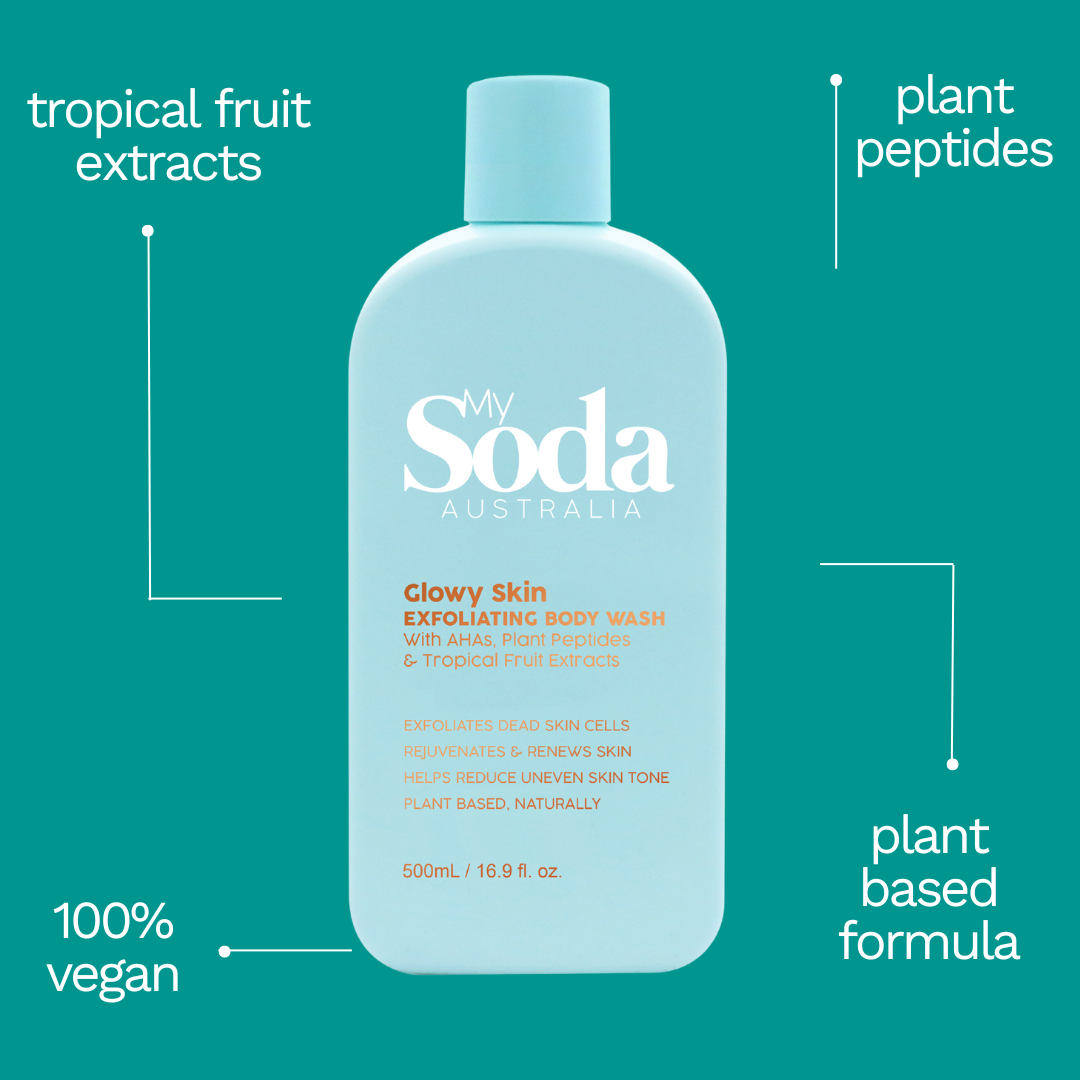 Glowy Skin Exfoliating Body Wash 500ml