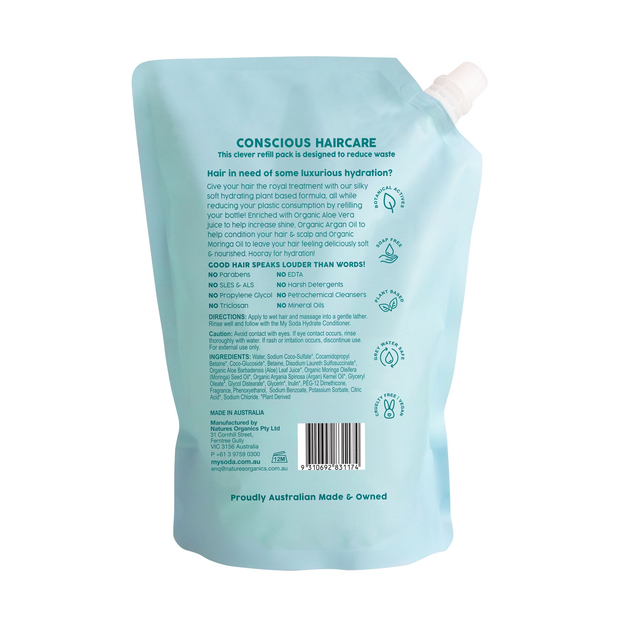 Hydrate Shampoo Refill 700ml